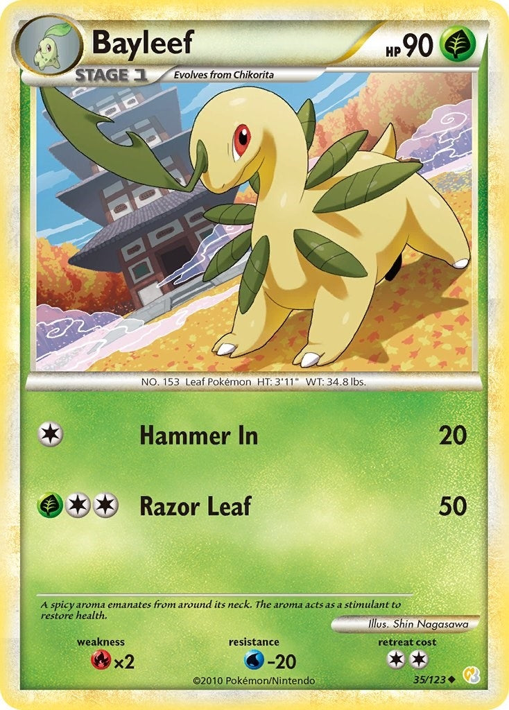 Image for Bayleef (35/123) [HeartGold SoulSilver] - Pokemon