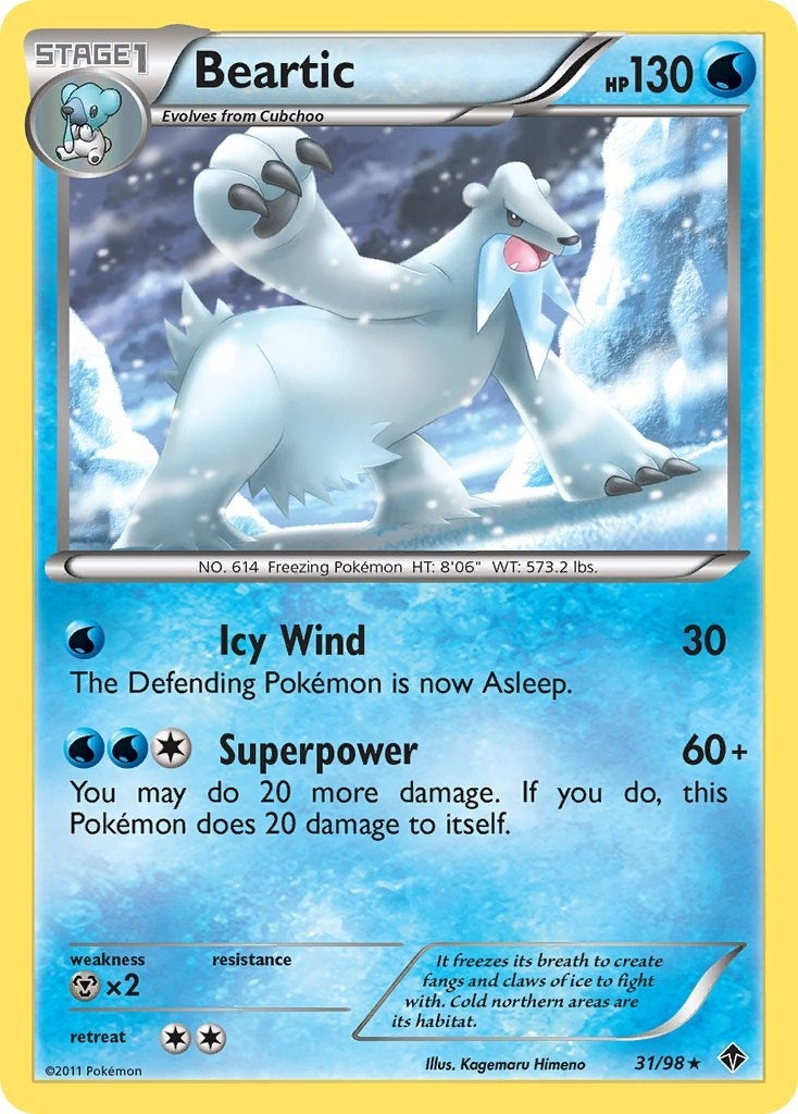Image for Beartic (31) (31/98) [Emerging Powers] - Pokemon