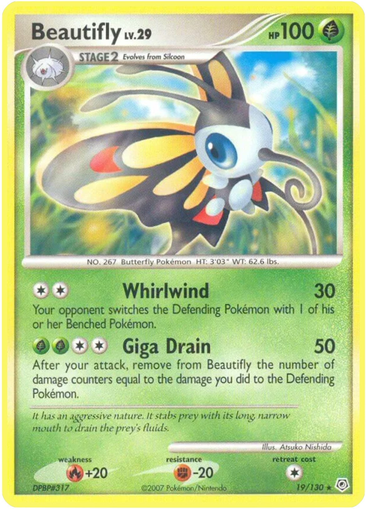 Image for Beautifly (19/130) [Diamond and Pearl] - Pokemon