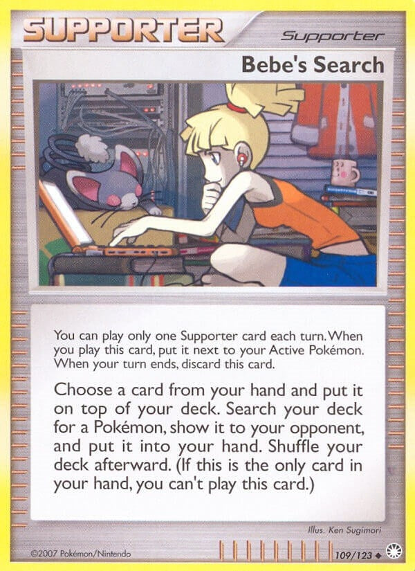 Image for Bebe's Search (109/123) [Mysterious Treasures] - Pokemon