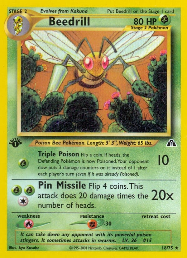 Image for Beedrill (18/75) [Neo Discovery] - Pokemon