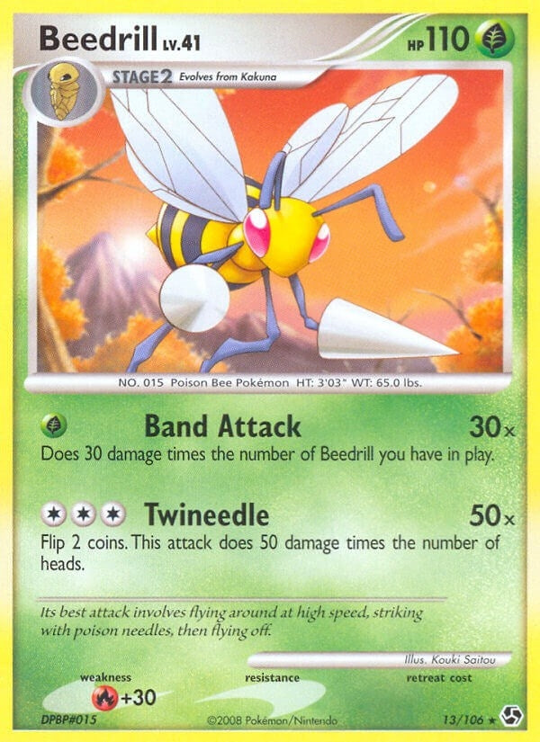 Image for Beedrill (13/106) [Great Encounters] - Pokemon