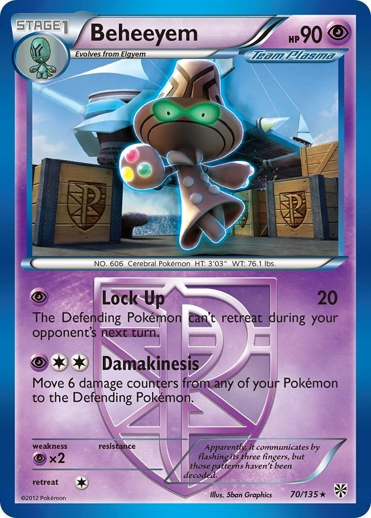 Beheeyem (Team Plasma) (70/135) [Plasma Storm]