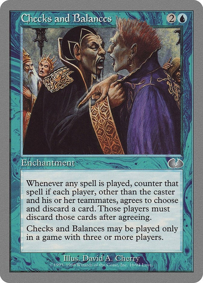 Image for Checks and Balances (16) [Unglued] - Magic: The Gathering