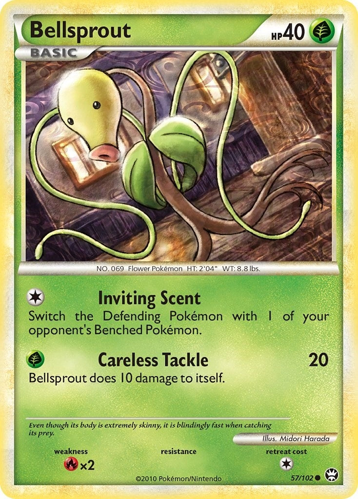 Image for Bellsprout (57/102) [Triumphant] - Pokemon