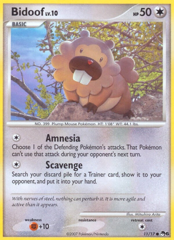 Image for Bidoof (011/017) [POP Series 6] - Pokemon