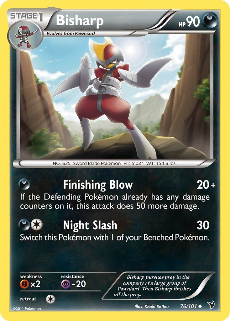 Image for Bisharp (76) (76/101) [Noble Victories] - Pokemon