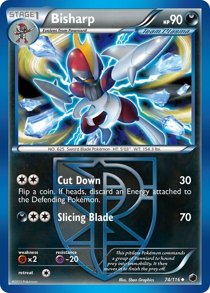 Image for Bisharp (Team Plasma) (74) (74/116) [Plasma Freeze] - Pokemon