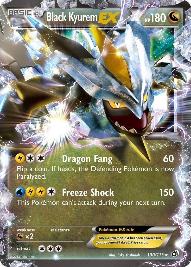Image for Black Kyurem EX (100/113) [Legendary Treasures] - Pokemon