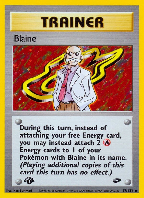 Image for Blaine (17) (017/132) [Gym Challenge] - Pokemon