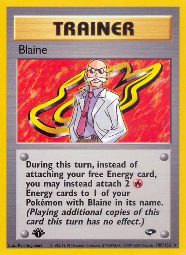 Image for Blaine (100) (100/132) [Gym Challenge] - Pokemon