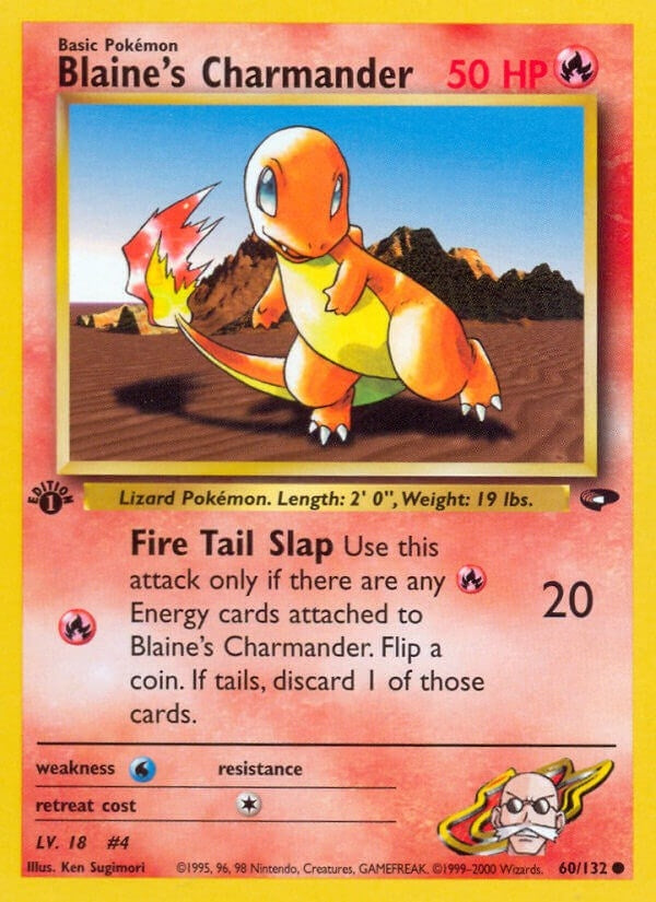 Image for Blaine's Charmander (060/132) [Gym Challenge] - Pokemon