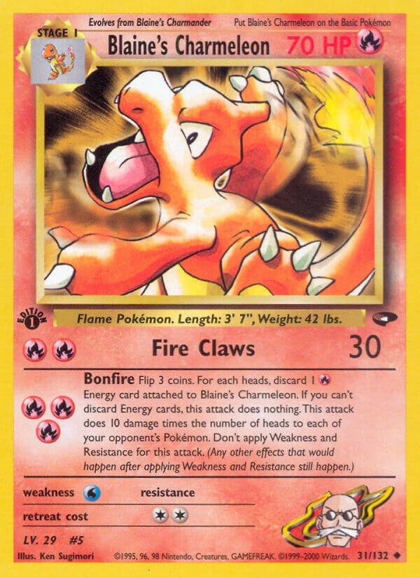 Image for Blaine's Charmeleon (031/132) [Gym Challenge] - Pokemon