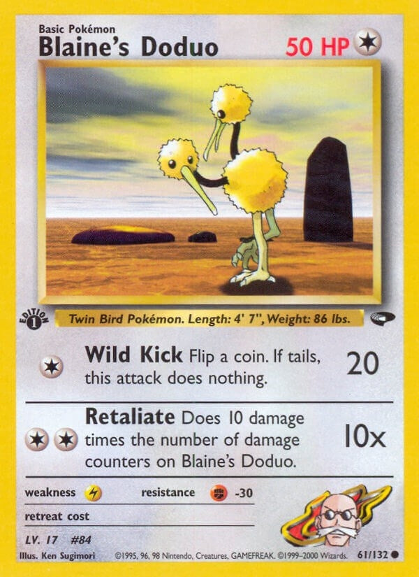 Image for Blaine's Doduo (061/132) [Gym Challenge] - Pokemon