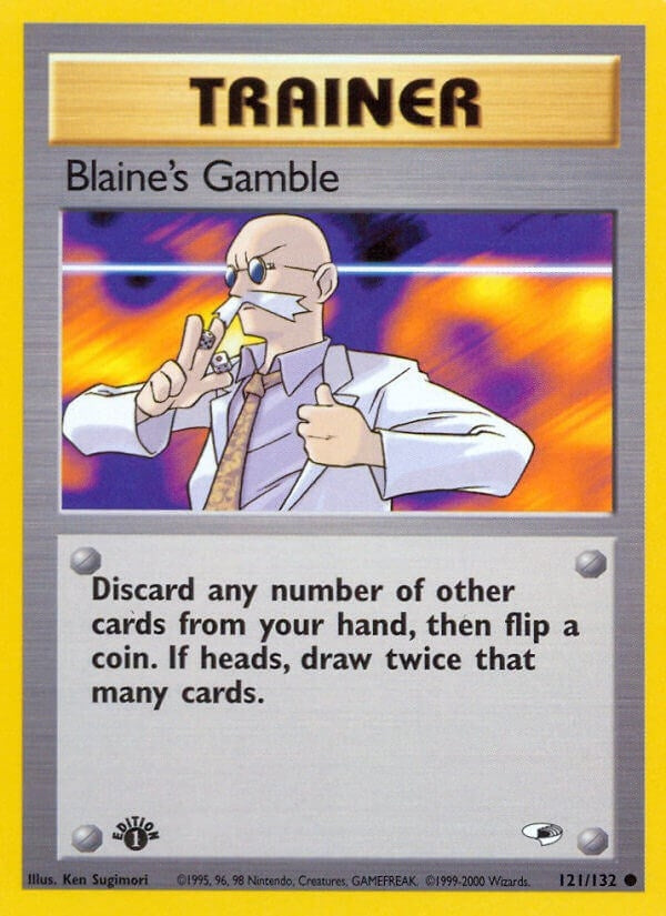 Image for Blaine's Gamble (121/132) [Gym Heroes] - Pokemon