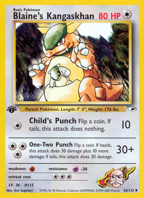 Image for Blaine's Kangaskhan (036/132) [Gym Heroes] - Pokemon