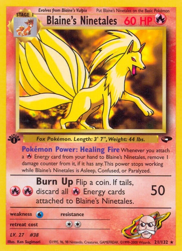 Image for Blaine's Ninetales (021/132) [Gym Challenge] - Pokemon