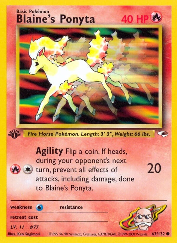Blaine's Ponyta (063/132) [Gym Heroes]