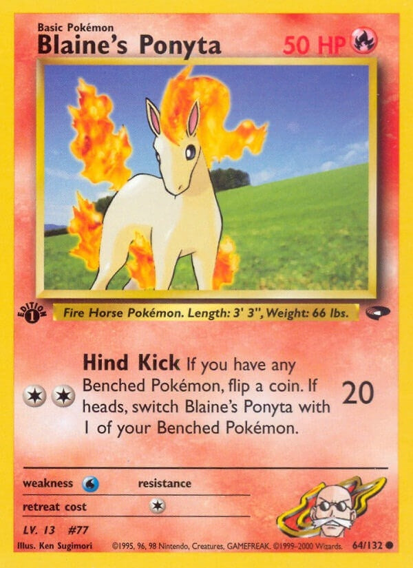 Image for Blaine's Ponyta (064/132) [Gym Challenge] - Pokemon