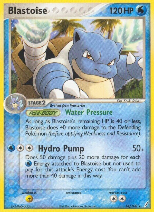 Image for Blastoise (14/100) [Crystal Guardians] - Pokemon