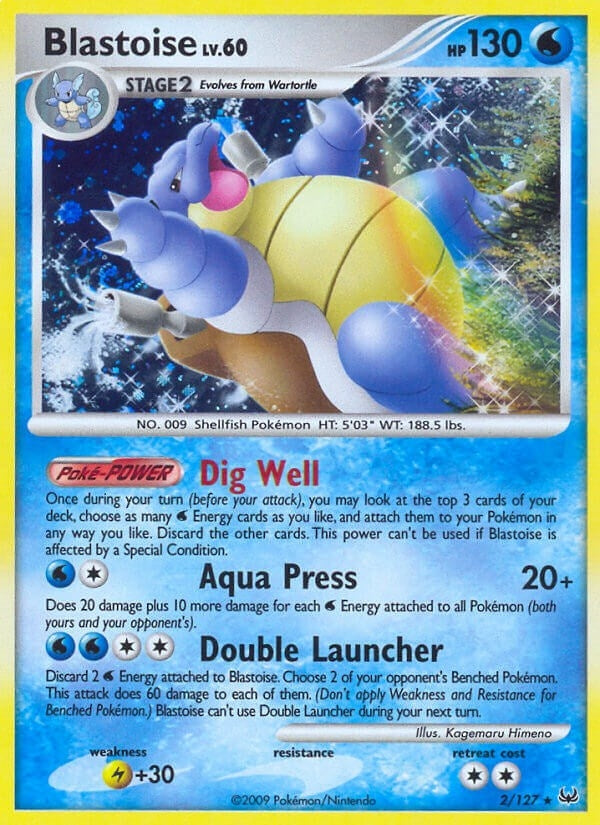 Image for Blastoise (2/127) [Platinum] - Pokemon