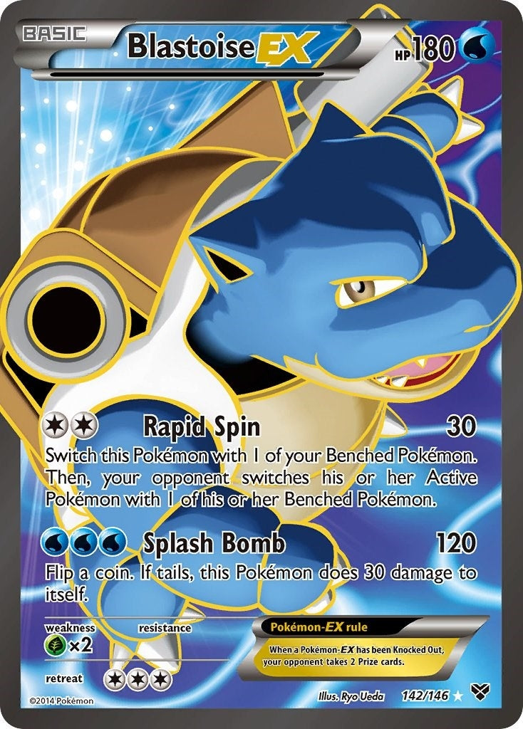 Image for Blastoise EX (142 Full Art) (142/146) [XY Base Set] - Pokemon