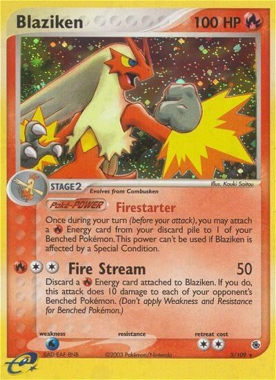 Image for Blaziken (3/109) [Ruby and Sapphire] - Pokemon