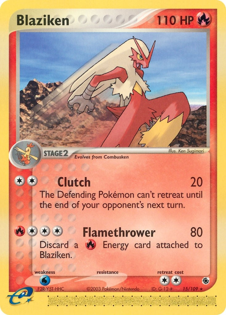 Image for Blaziken (15/109) [Ruby and Sapphire] - Pokemon