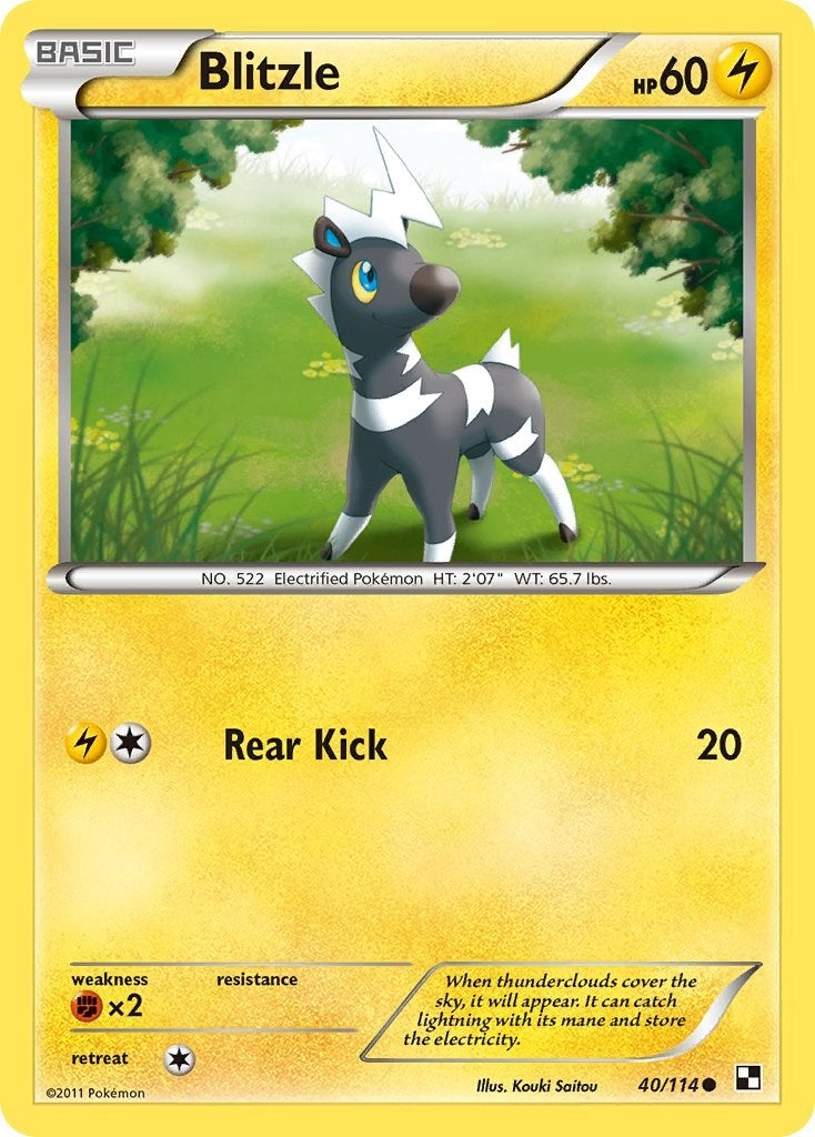 Image for Blitzle (40) (40/114) [Black and White] - Pokemon
