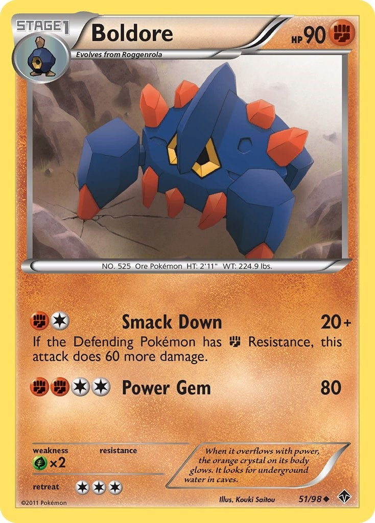 Image for Boldore (51) (51/98) [Emerging Powers] - Pokemon