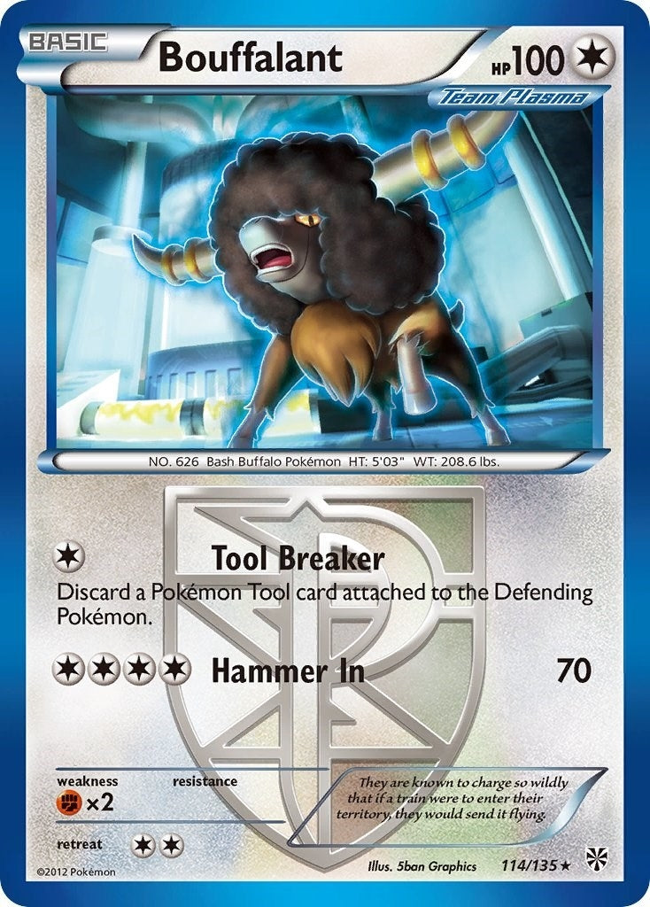 Image for Bouffalant (Team Plasma) (114/135) [Plasma Storm] - Pokemon