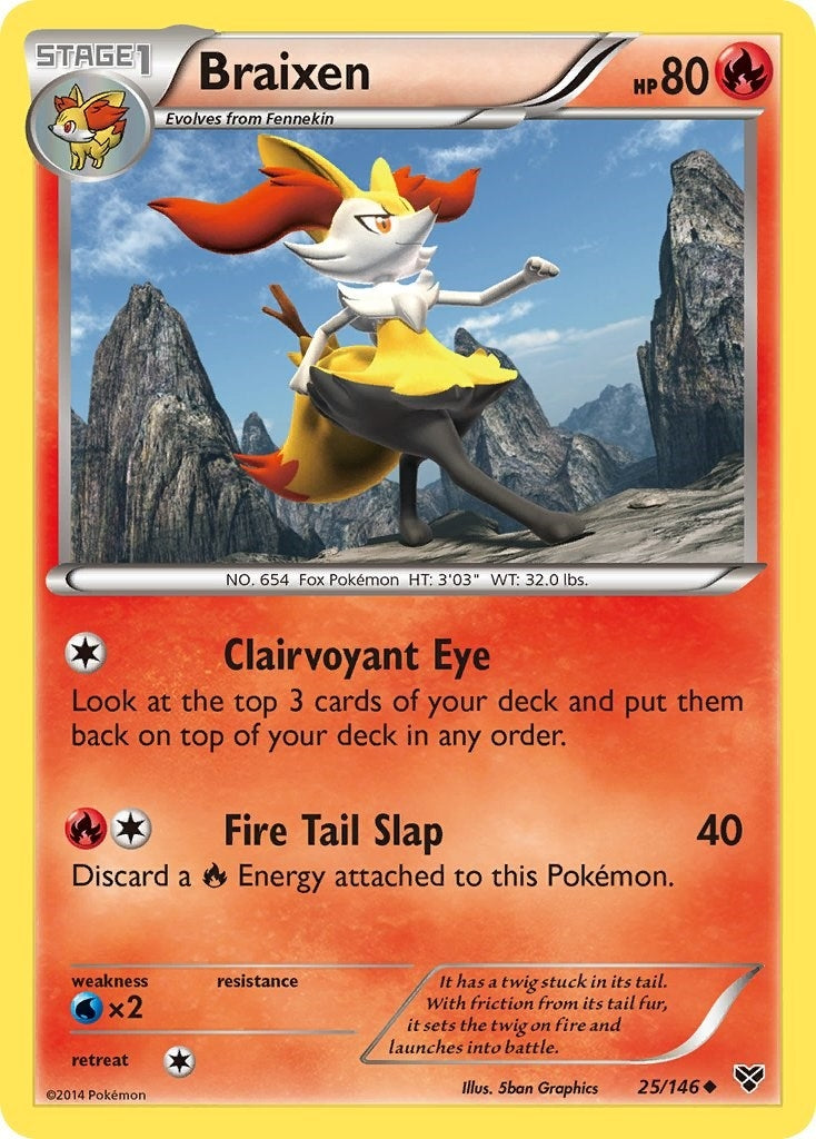 Image for Braixen (25/146) [XY Base Set] - Pokemon