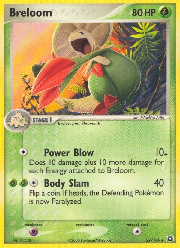 Image for Breloom (22/106) [Emerald] - Pokemon