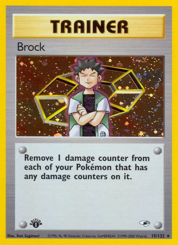 Image for Brock (15) (015/132) [Gym Heroes] - Pokemon