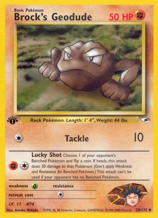 Image for Brock's Geodude (38) (038/132) [Gym Heroes] - Pokemon