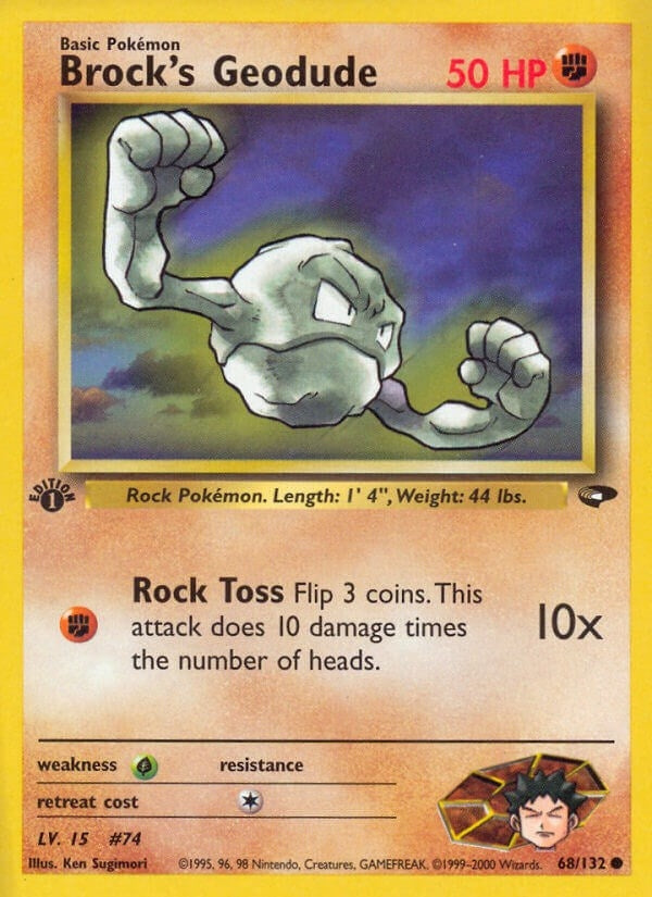 Image for Brock's Geodude (068/132) [Gym Challenge] - Pokemon