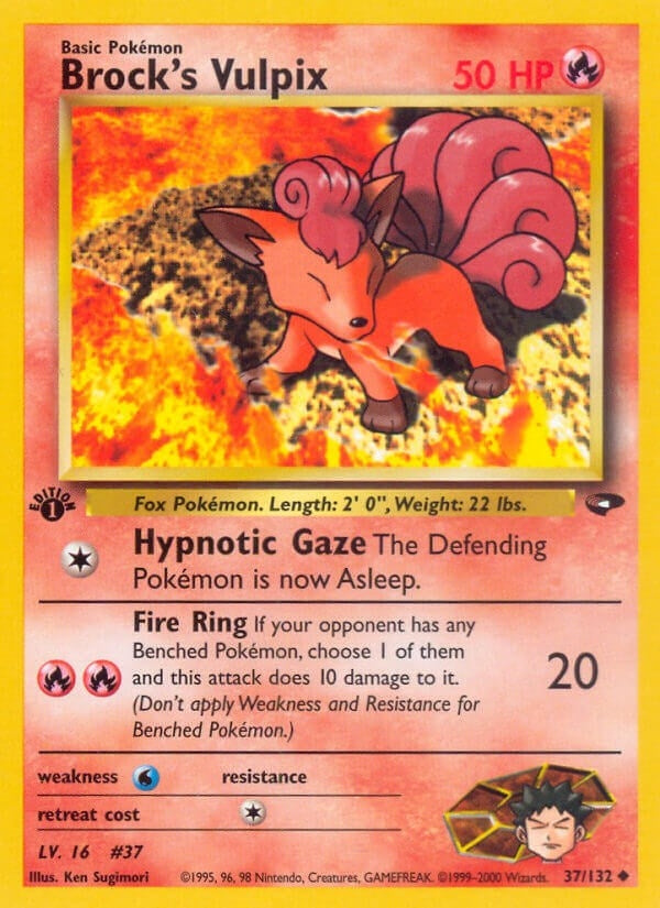 Image for Brock's Vulpix (037/132) [Gym Challenge] - Pokemon