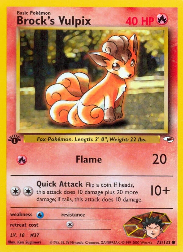 Image for Brock's Vulpix (073/132) [Gym Heroes] - Pokemon