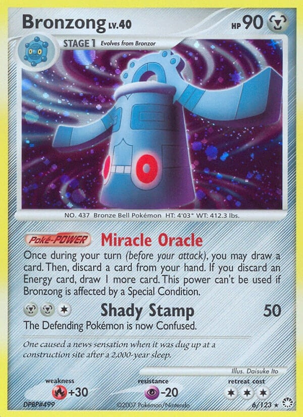 Image for Bronzong (6/123) [Mysterious Treasures] - Pokemon