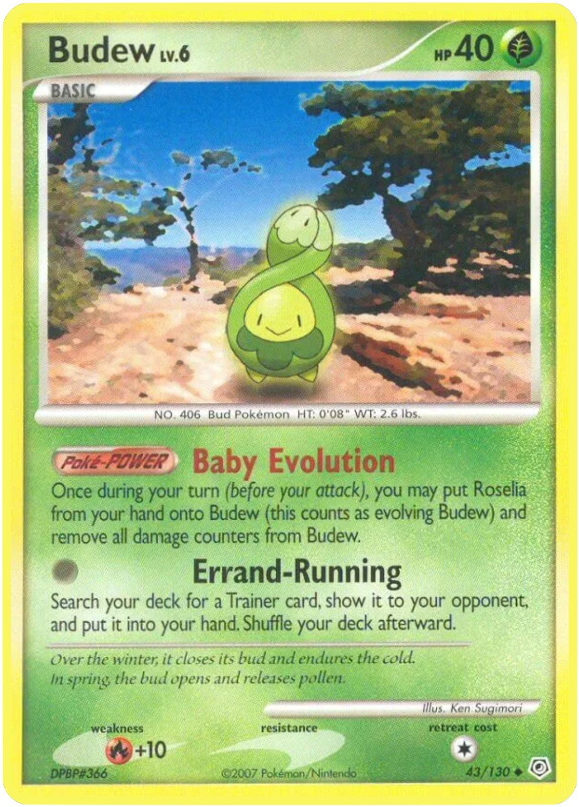 Image for Budew (43/130) [Diamond and Pearl] - Pokemon