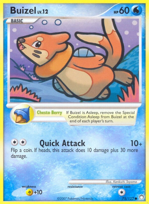 Image for Buizel (75/123) [Mysterious Treasures] - Pokemon