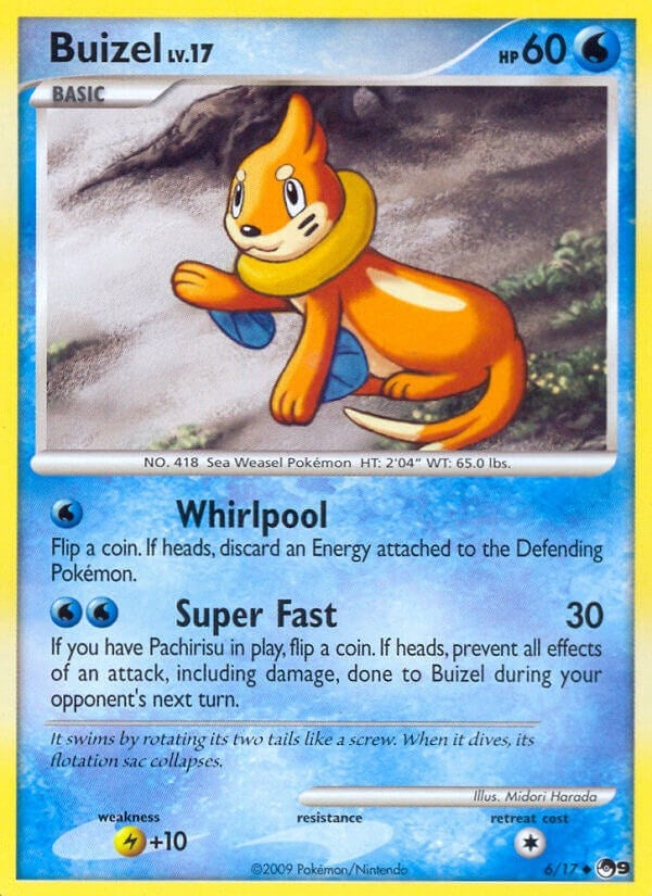 Image for Buizel (006/017) [POP Series 9] - Pokemon