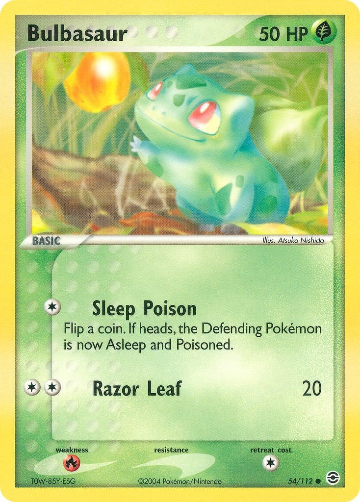 Image for Bulbasaur (54/112) [FireRed & LeafGreen] - Pokemon