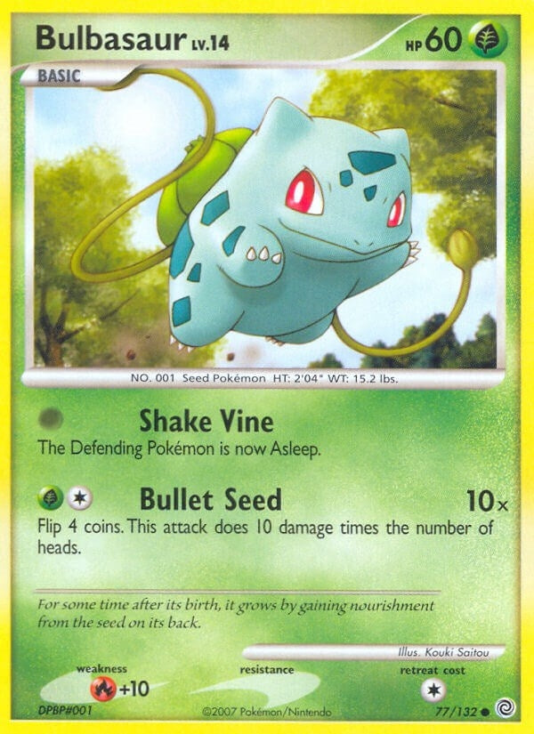 Image for Bulbasaur (77/132) [Secret Wonders] - Pokemon