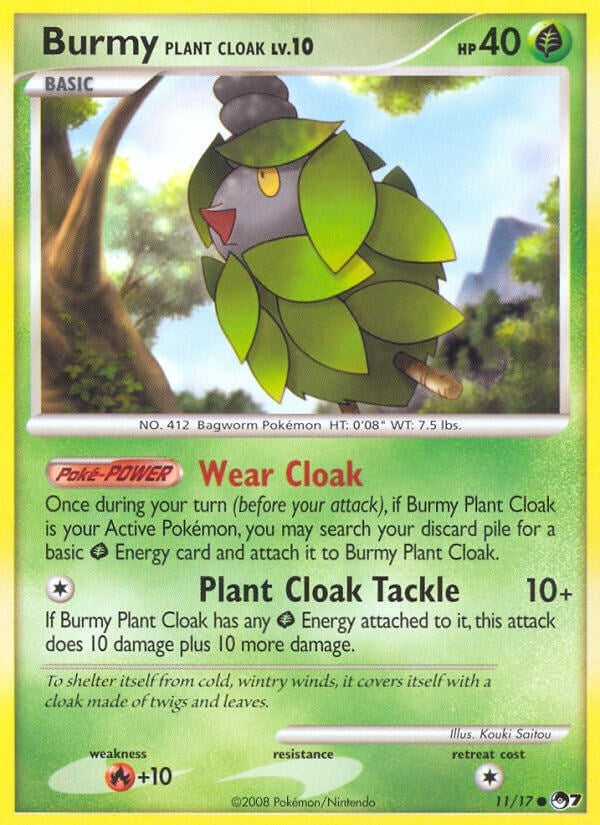 Image for Burmy Plant Cloak (011/017) [POP Series 7] - Pokemon