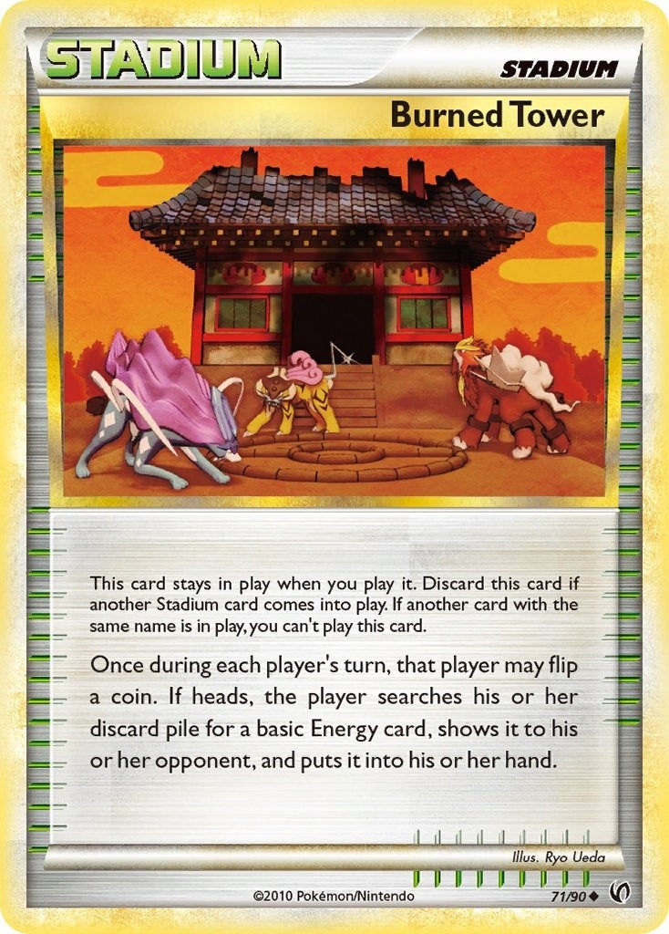 Image for Burned Tower (71/90) [Undaunted] - Pokemon