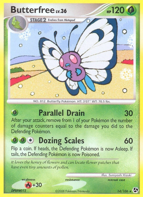 Image for Butterfree (14/106) [Great Encounters] - Pokemon