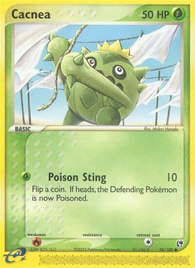 Image for Cacnea (58/100) [Sandstorm] - Pokemon