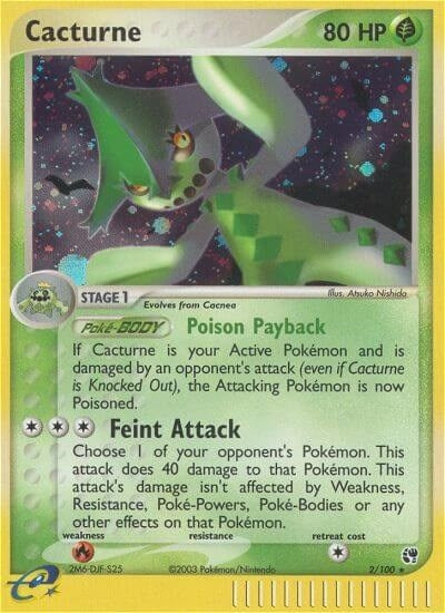 Image for Cacturne (2/100) [Sandstorm] - Pokemon