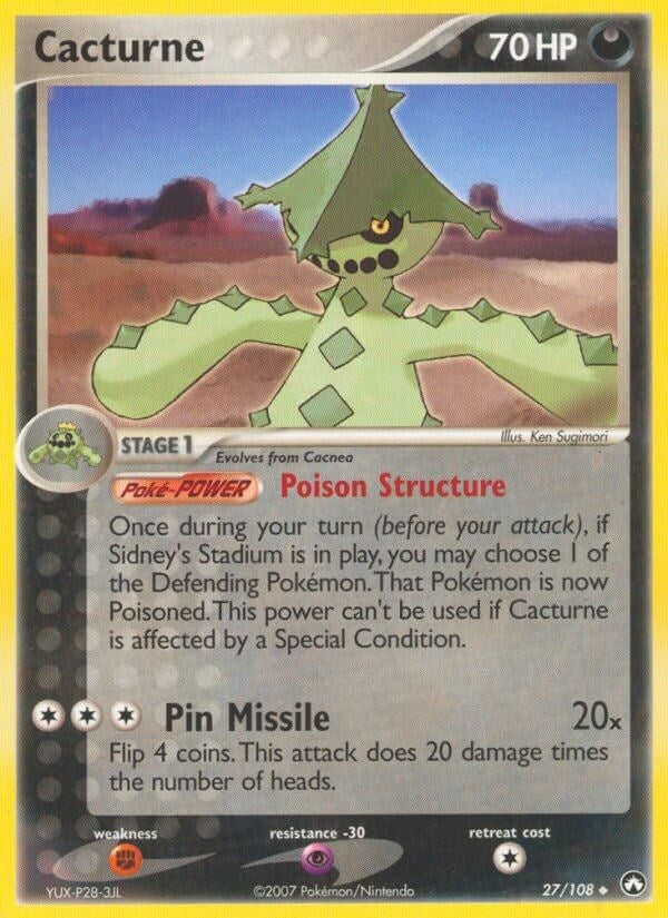 Image for Cacturne (27/108) [Power Keepers] - Pokemon